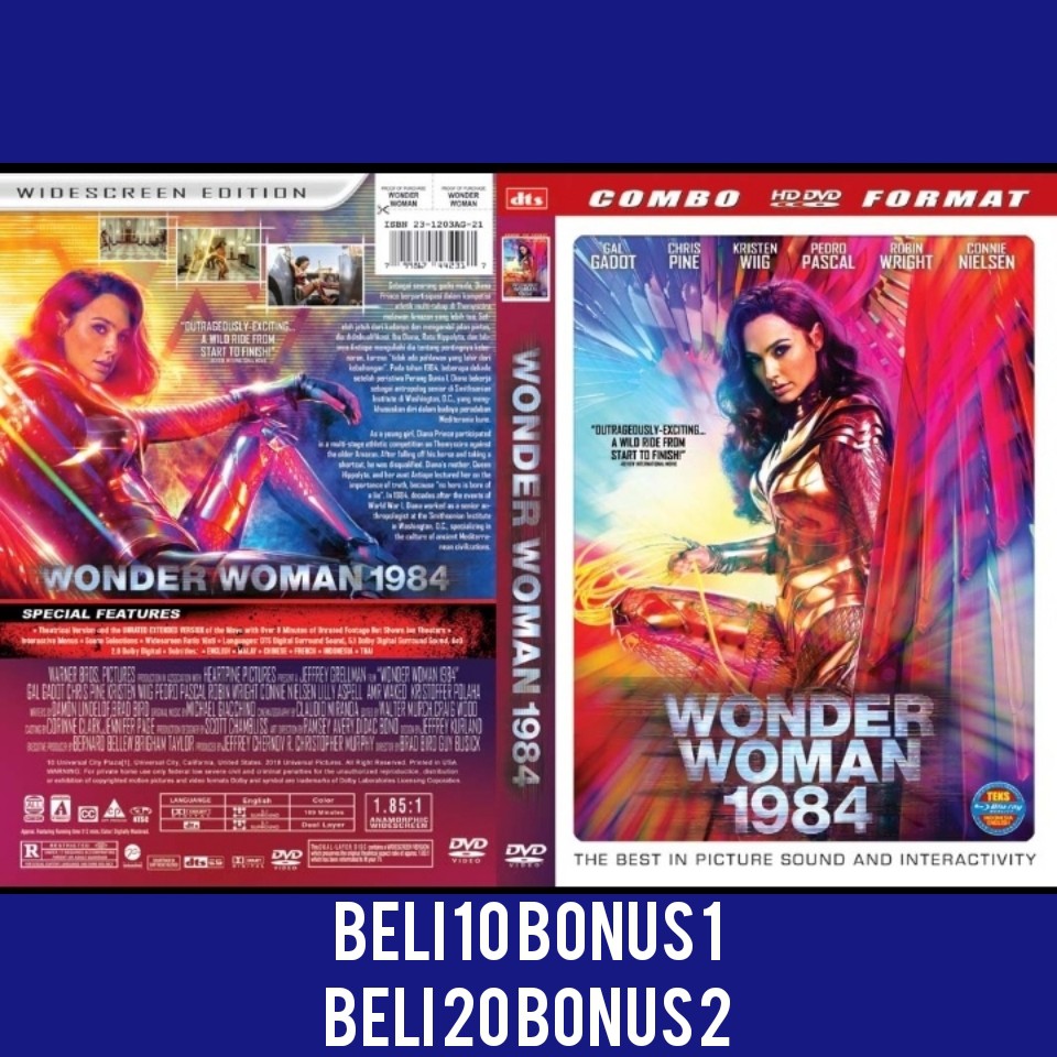 Áo Thun In Hình Wonder Woman 1984 Thời Trang Cho Nữ