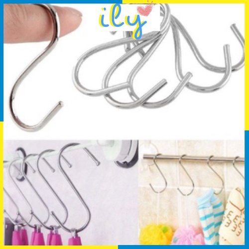 1 Móc Treo Inox Đa Năng Hình Chữ S ILY
