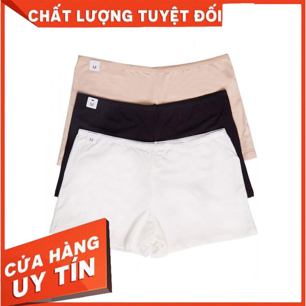 Combo 3 Chiếc Quần Lót Nữ Short Cotton, Quần Lót Nữ Mặc Váy iBasic V107