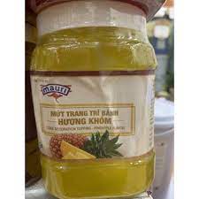 Mứt dâu/mứt khóm trang trí bánh kem Mauri hủ 1kg