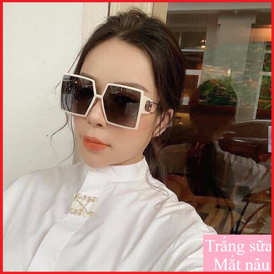 MẮT KÍNH MÁT NỮ VUÔNG ĐẸP KIỂU OVERSIZE CAO CẤP HOT TREND D1 | BigBuy360 - bigbuy360.vn