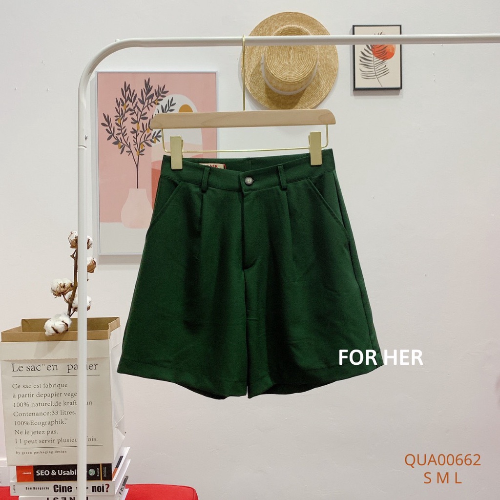 Quần short cài nút QUA0066