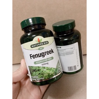 Viên lợi sữa Cỏ Cà Ri Fenugreek 500mg Anh 90 viên, Mẫu mới