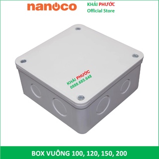 Hộp Box vuông âm tường nối dây 100 120 150 200 NPA10050V NPA12050V NPA15055V NPA20065V NANOCO - KHẢI PHƯỚC