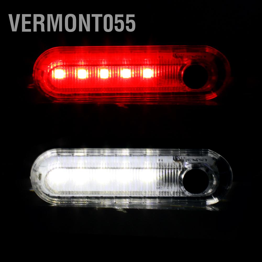Vermont055 Outdoor COB Bike Rear Saddle Lamp Tail Safety Warning Red Light Night Riding Accessory