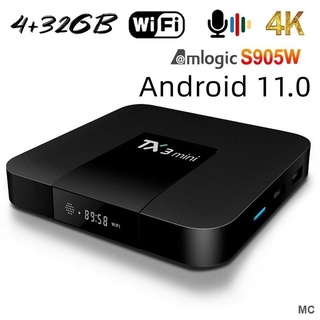 Tv box Tx3 Mini Android 11.0 2/4g 16/32g DDR3 h 4K HD 2.4G Và Phụ Kiện