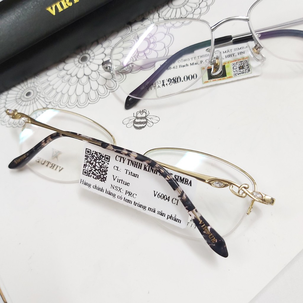 Gọng kính Nhật VIRTUE Titanium