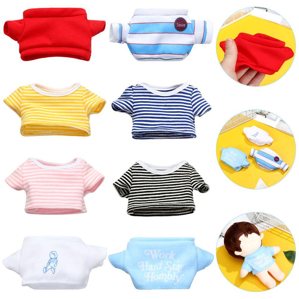 Quần áo búp bê 20cm Áo thun sọc Áo len dễ thương