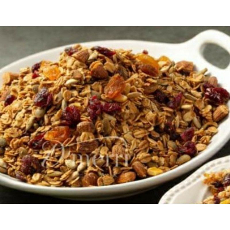 Granola ngũ cốc siêu hạt ăn kiêng hạt làm từ mật ong không đường 500gr