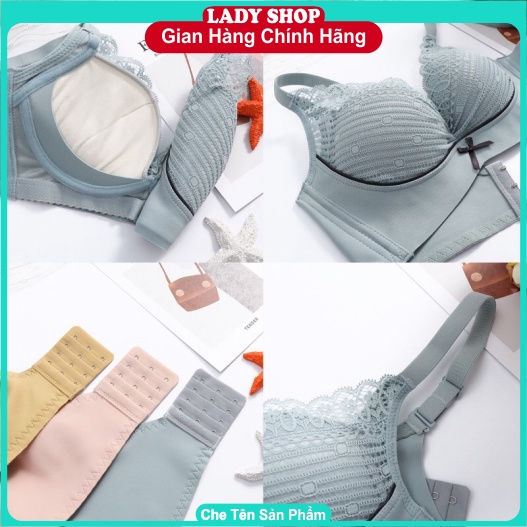 Bộ lót siêu nâng ngực[ KÈM QUÀ TẶNG ]set áo ngực cao su non thông hơi tạo phom đẹp với thiết kế ren trẻ trung | BigBuy360 - bigbuy360.vn
