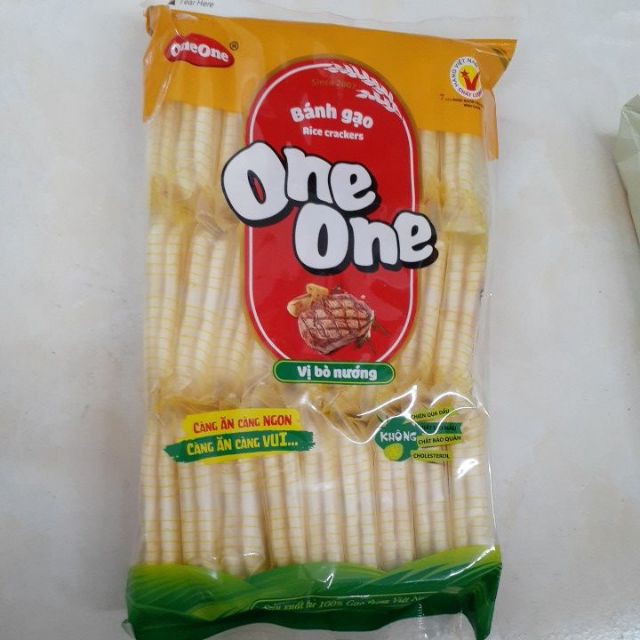 Bánh gạo One One phô mai  bắp 118g và vị bò nướng 150g