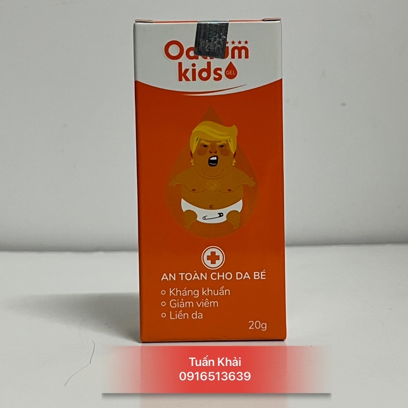 Gel Bôi Oatrum Kids - Hăm, Tràm Sữa, Mụn Nhọt, Rôm Sẩy Trẻ Sơ Sinh - 20g