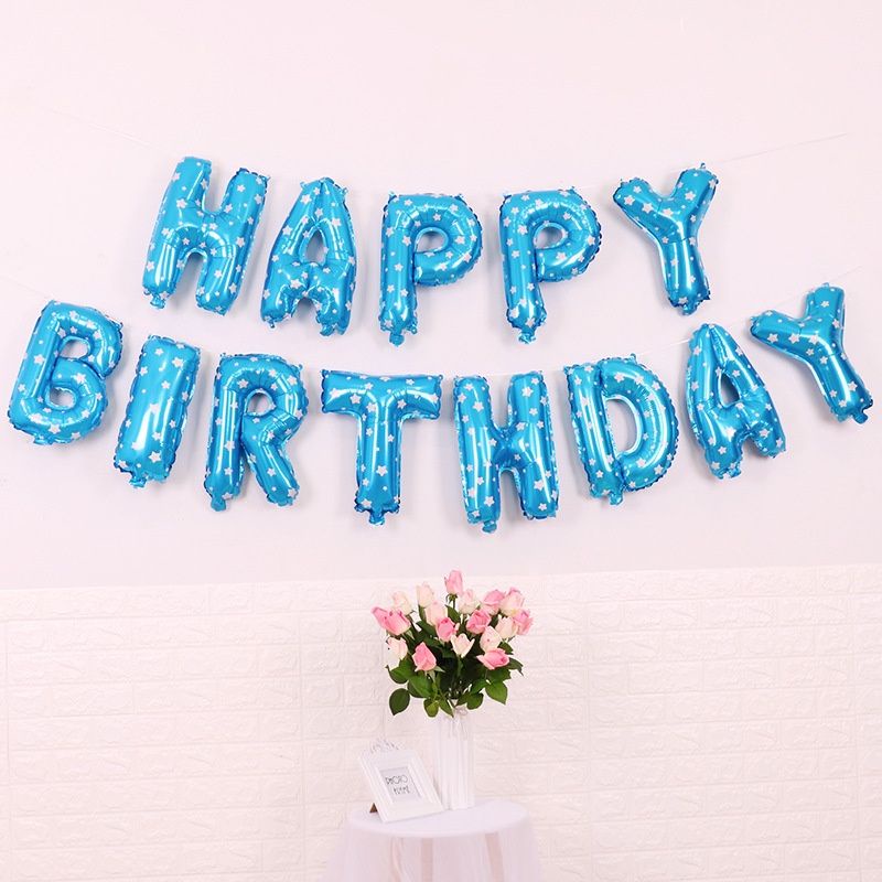 Chữ happy birthday trang trí sinh nhật