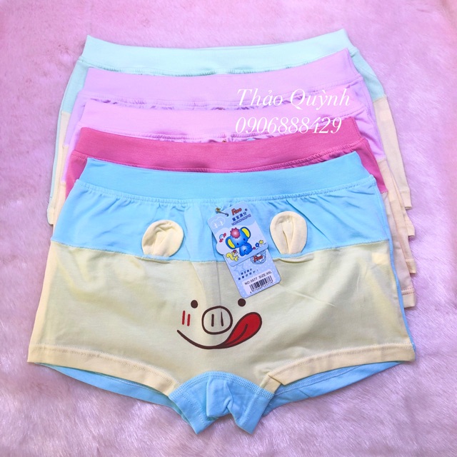 Quần xì đùi bé gái hình động vật dễ thương