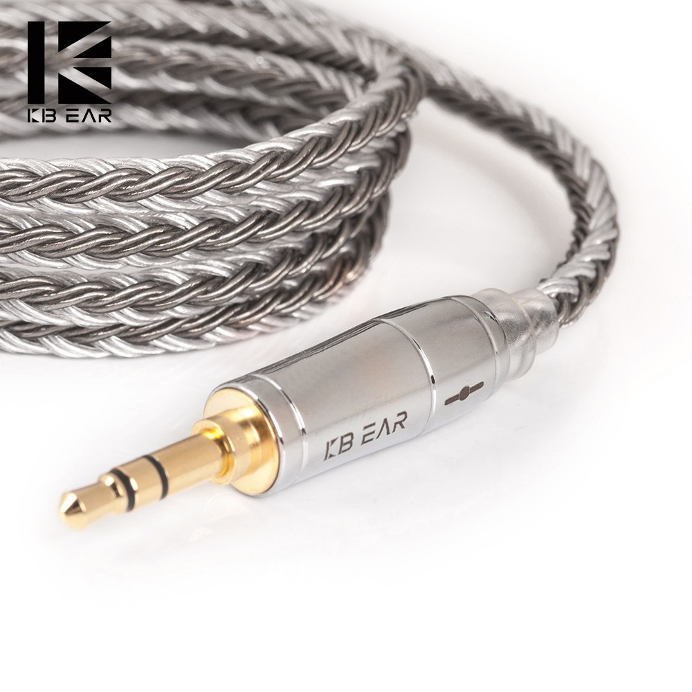 Dây Cáp Bạc 16 Lõi 2.5 / 3.5 / 4.4mm Kèm Đầu Mmcx / 2pin / Qdc Cho Zs10 Pro As10 Zsx Zsn C12 Bl-03