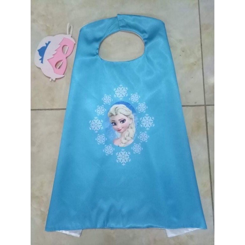 Áo Choàng Siêu Nhân Công Chúa Kèm Mắt Kính Cho Bé