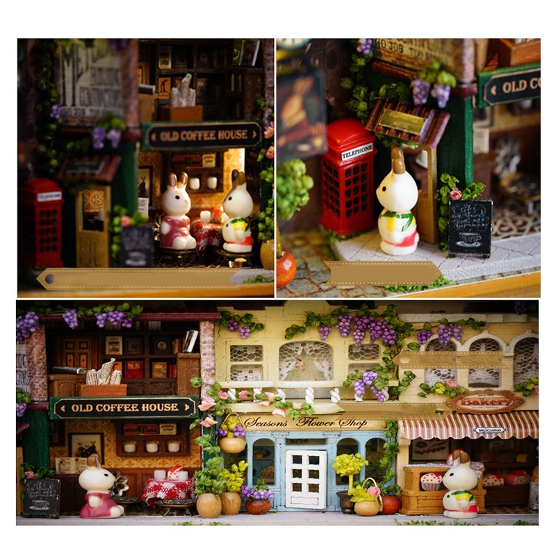 Mô Hình Phục Dựng Nhà Gỗ Diy - Box Theatre - In A Happy Corner 4005