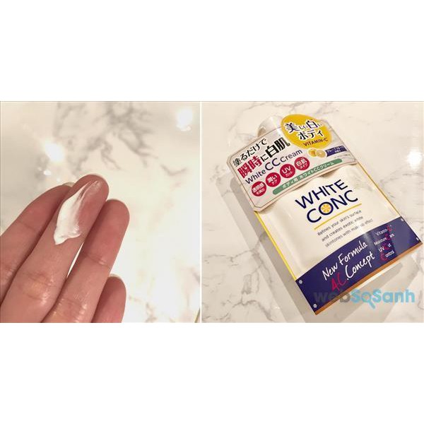 Dưỡng thể White Con CC cream 200g Nhật bản