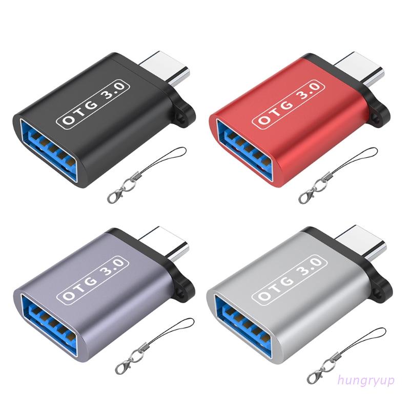 Dây Cáp Chuyển Đổi Usb 3.0 Loại C Sang Usb Otg Màu Đen / Xám / Đỏ / Bạc Cho Điện Thoại / Tài Liệu