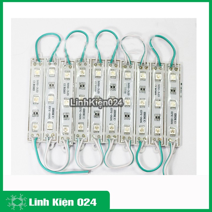 Bộ 10 Thanh Led Hắt 12V Siêu Sáng ( Mỗi thanh 3 bóng )