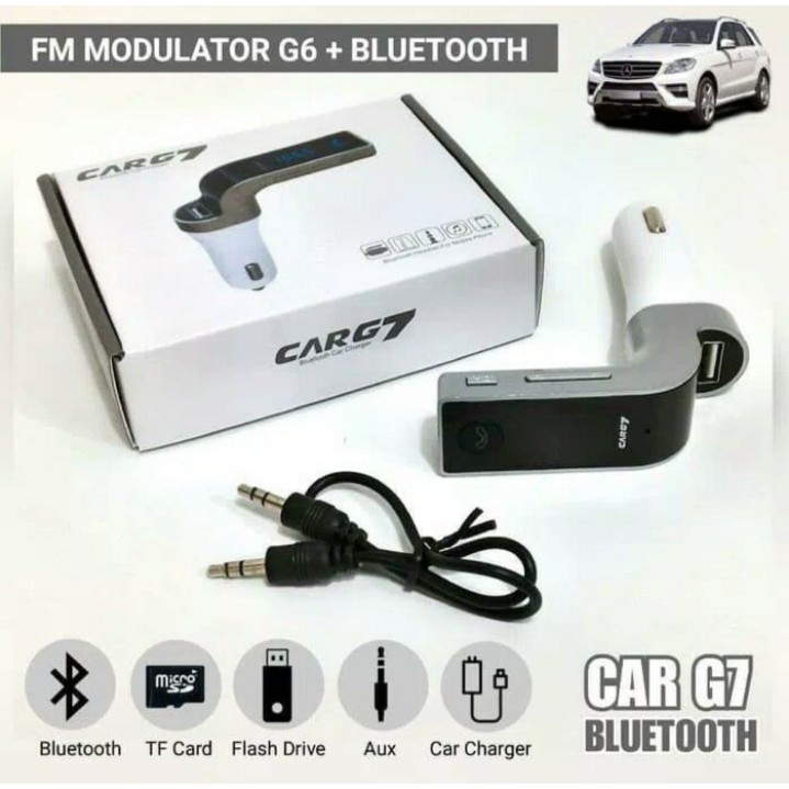 Thiết Bị Truyền Tín Hiệu Bluetooth G7 Tích Hợp Đài Fm Chuyên Dụng Cho Xe Hơi