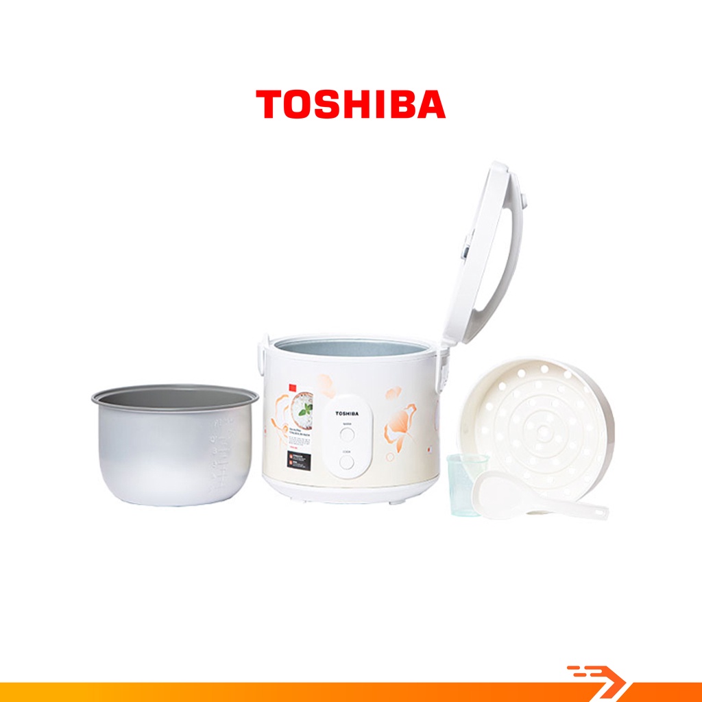 [Mã ELHADEV giảm 4% đơn 300K] Nồi Cơm Điện Toshiba RC-18JE2VN(O) 1.8 Lít - Bảo Hành Chính Hãng