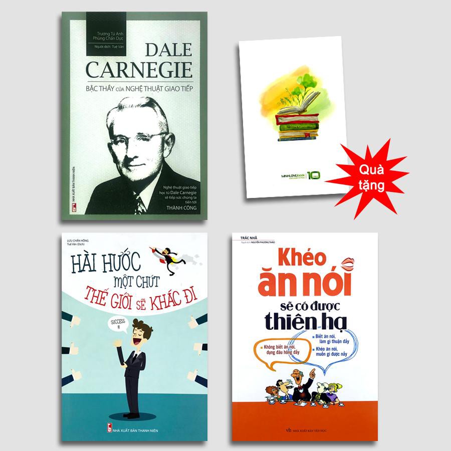 Sách - Combo Khéo ăn nói sẽ có được thiên hạ + Hài hước một chút thế giới sẽ khác đi + Bậc thầy của nghệ thuật giao tiếp