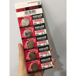 Vỉ 5 viên pin Maxell CR2032 3V Date 2029