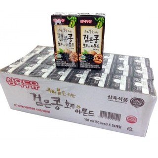 Nước óc chó đậu đen hạnh nhân Sahmyook Hàn Quốc thùng 24 hộp