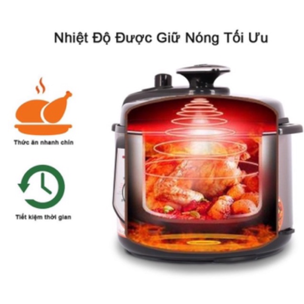 Nồi Áp suất điện 6L COMET - CM6151