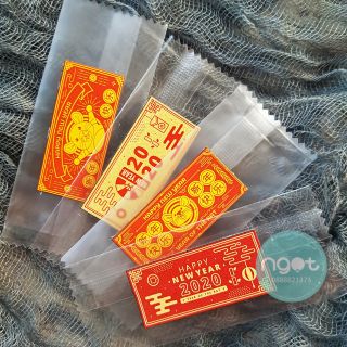 Tem dán/ Sticker Tết - Happy new year