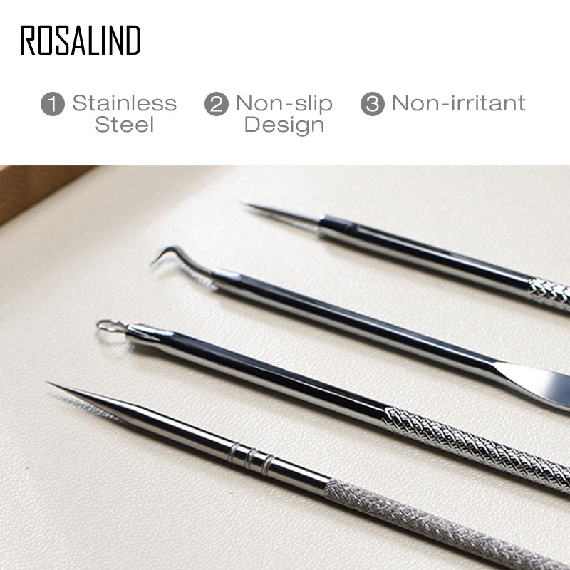 Set 4 dụng cụ nặn lấy nhân mụn làm sạch da mặt tiện dụng | BigBuy360 - bigbuy360.vn