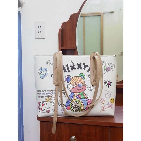 Túi đeo vai thời trang nữ công sở hoạ tiết siêu xinh TX789