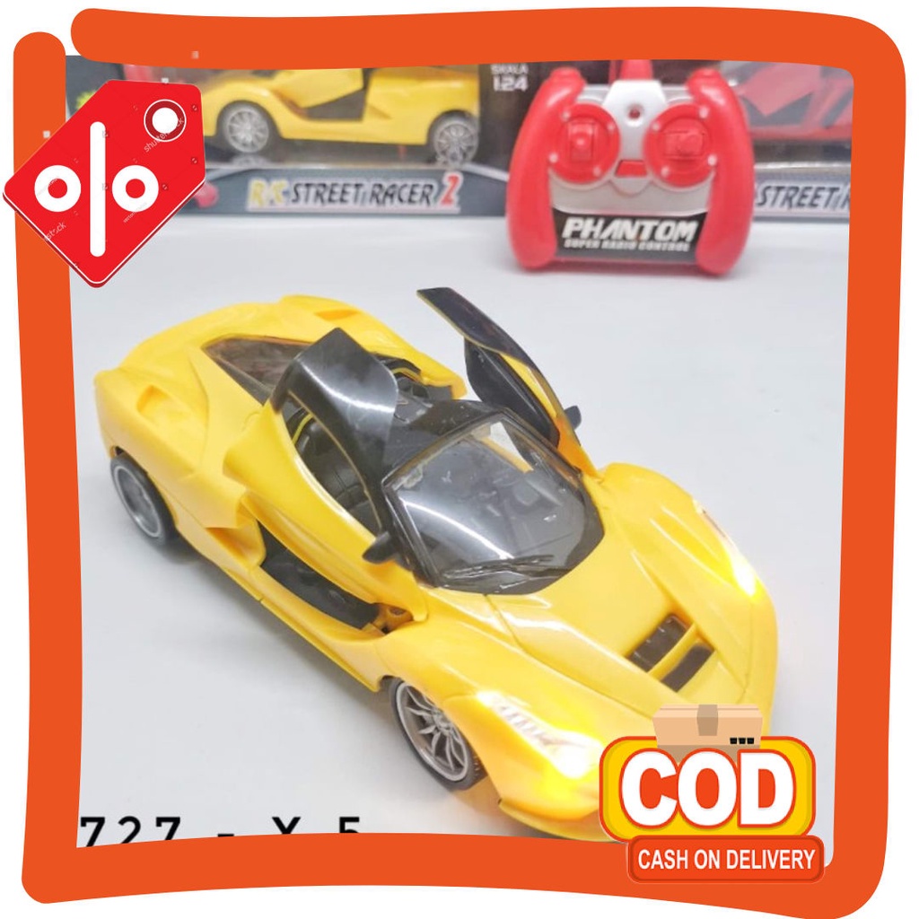 Bộ Xe Hơi Điều Khiển Từ Xa LAMBORGHINI RC Màu Đen / Xám / Đỏ Đậm