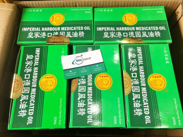 DẦU XANH SƯ TỬ ĐỎ IMPERIAL HARBOUR MEDICATED OIL 30ML SINGAPORE