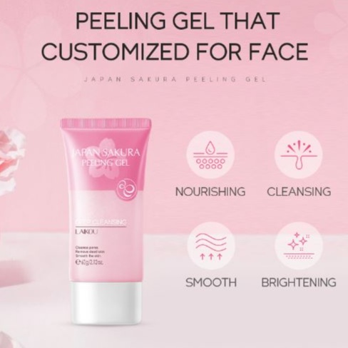Gel Tẩy Da Chết Dành Cho Da Mặt Laikou Sakura Peeling Gel 60gr