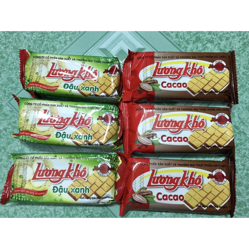 Combo 10 gói Lương khô Hải Châu 65g đủ vị