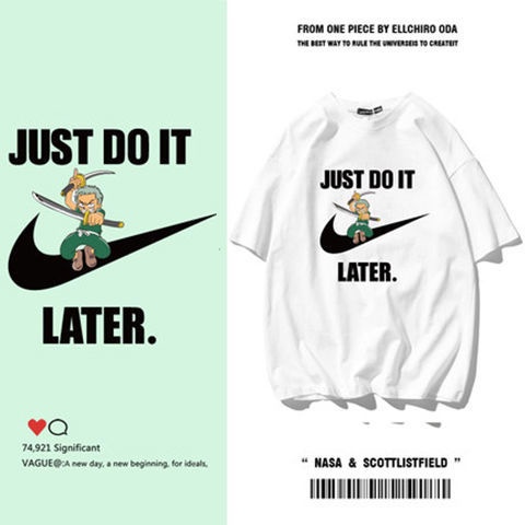 Áo Thun 100% Cotton Tay Ngắn Cổ Tròn Dáng Rộng In Họa Tiết Hoạt Hình Thời Trang Mùa Hè Cho Nam