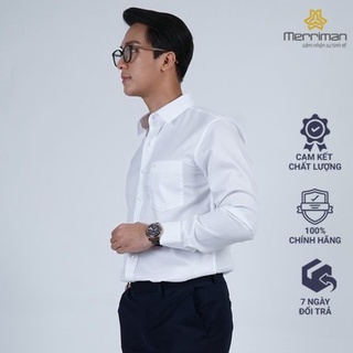 Áo sơ mi trắng nam dài tay Merriman mã THLXL078 phù hợp đi công sở