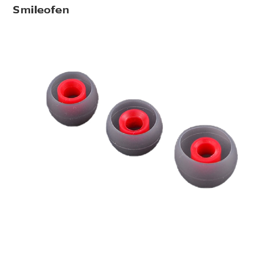 [Smileofen] Set 10 Nút Bịt Tai Nghe Cách Âm Bằng Silicone Size S M L