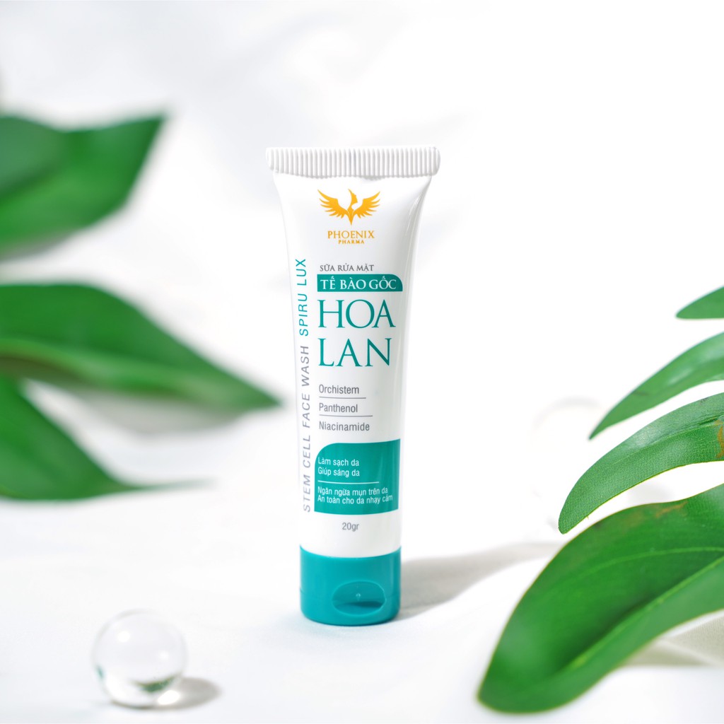 Sữa rửa mặt mini dịu nhẹ Phoenix Pharma, sữa rửa mặt cho da nhạy cảm trắng da, làm sạch và loại bỏ bụi bẩn 20gr