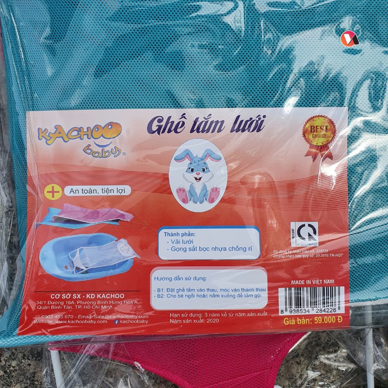 Giường Ghế lưới tắm đỡ cổ dành cho bé an toàn, tiện lợi, dễ sử dụng