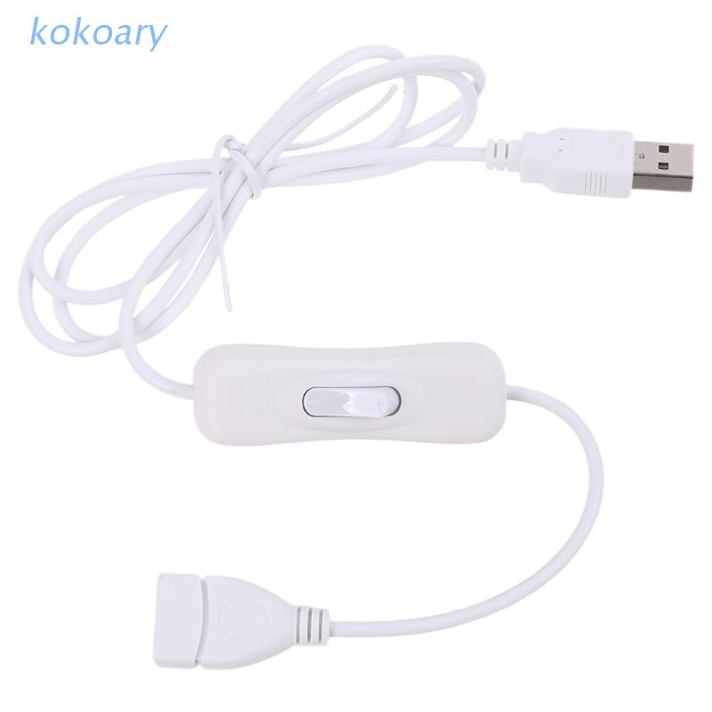 Dây cáp nối dài cổng USB 2.0 dài 100cm có công tắc bật/tắt cho quạt máy tính