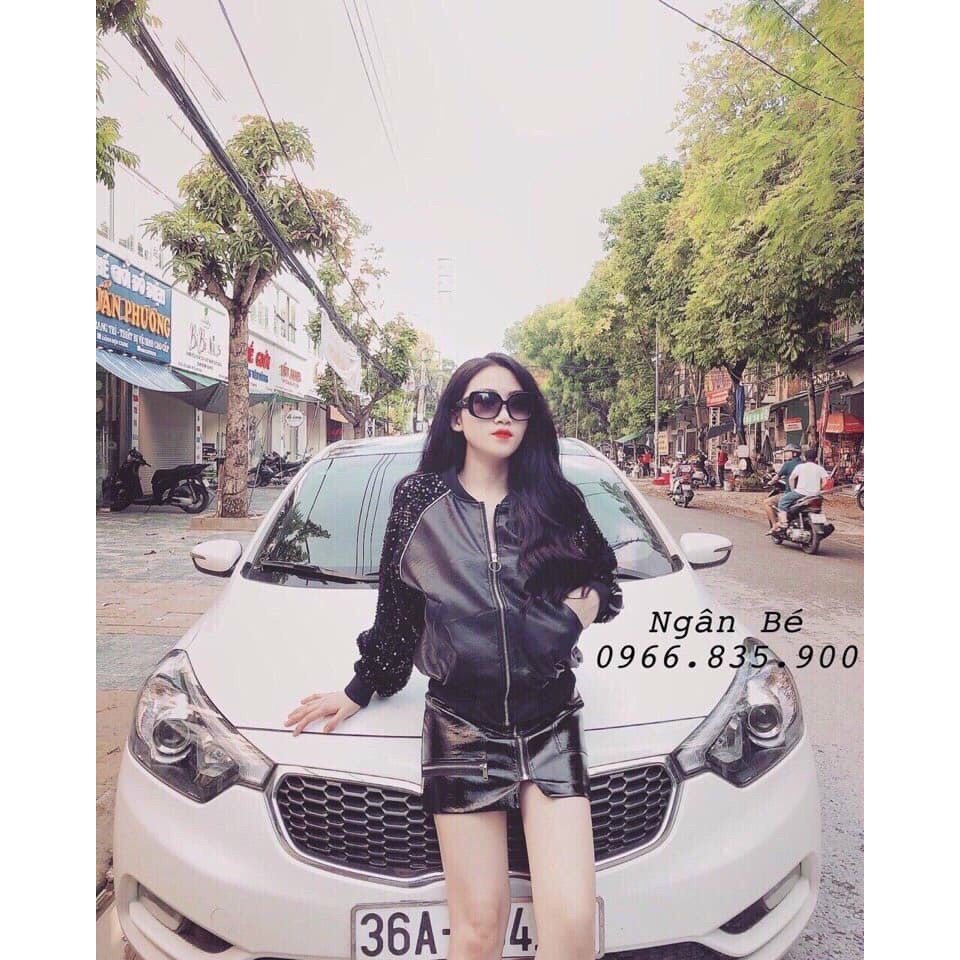 áo da nữ xinh áo da nữ dáng ngắn | BigBuy360 - bigbuy360.vn