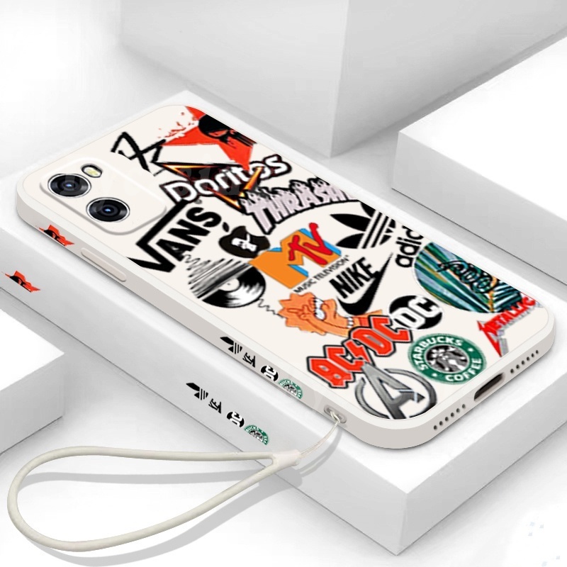Ốp Điện Thoại Cao Su Mềm Có Dây Đeo Redmi Note 12 Note 11 Note11S Redmi10 10C 9T 9A 9C Note10S Note9 Note8 Poco M4 Pro M3 X3Pro X3NFC