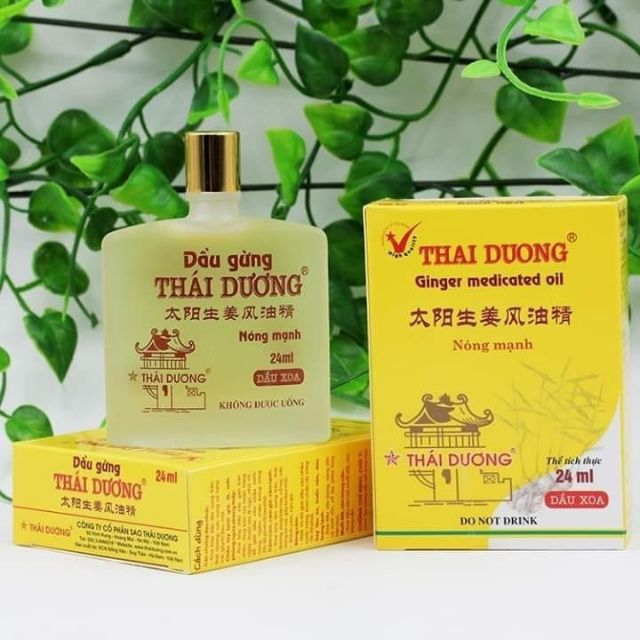 Dầu gừng Thái Dương 6ml - 24ml