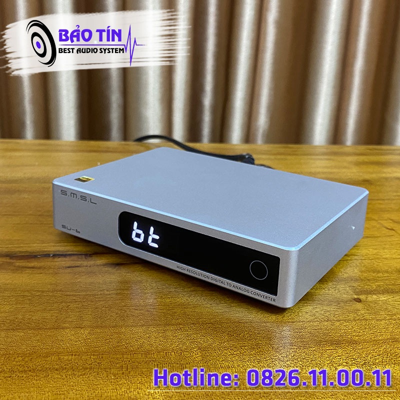 DAC SMSL SU6 giải mã âm thanh 32Bit/768Khz tặng dây quang Liton Mỹ