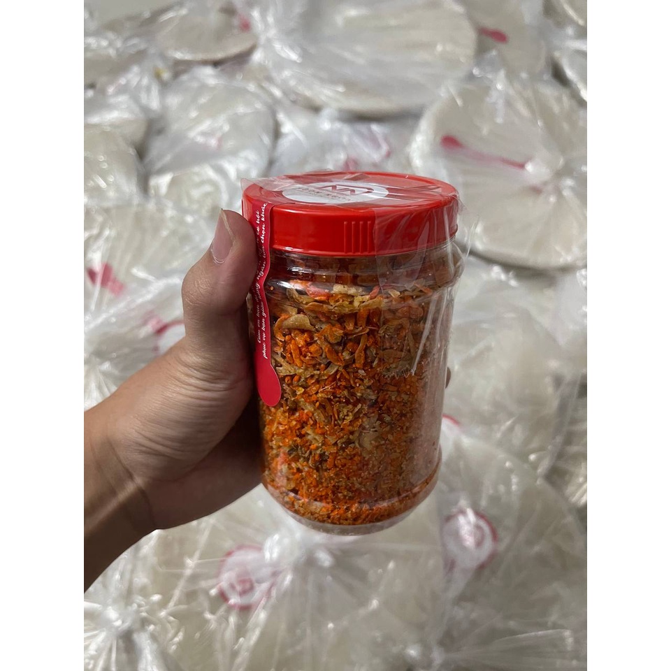 Muối Tép Ruốc Hành Phi Siêu Topping 200gram - Hủ Muối Lẻ NgonNgon công thức độc quyền - Không cay
