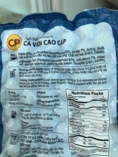 Cá viên cao cấp CP gói 500g