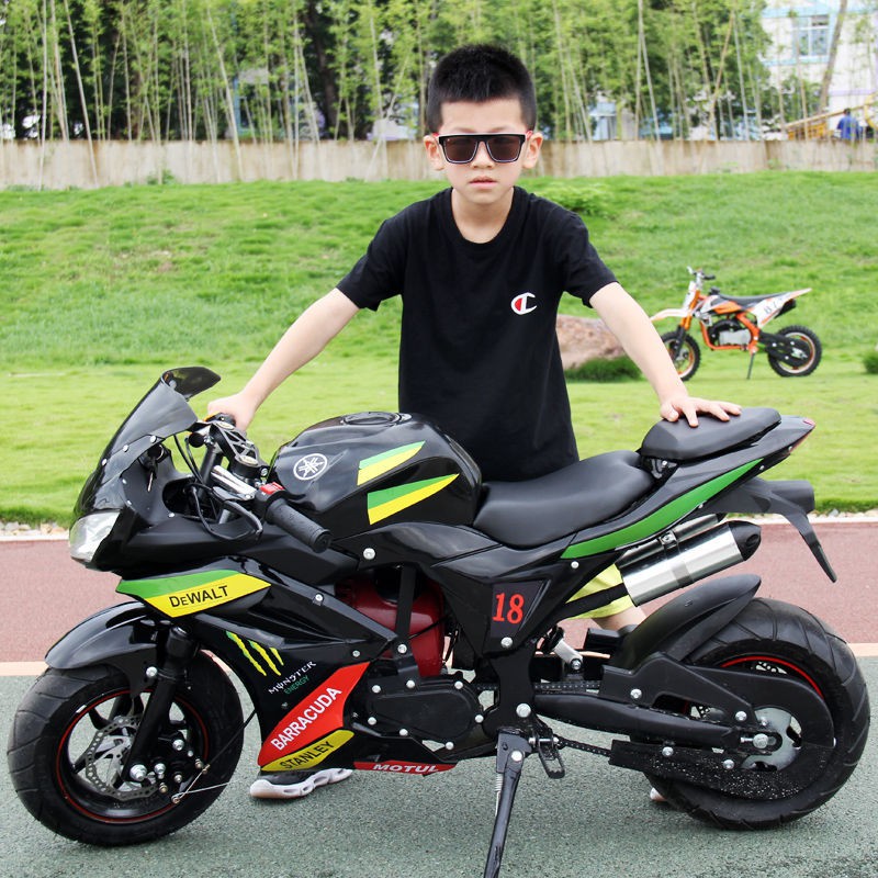 MOTO MINI R15 NHẬP KHẨU CHÂU ÂU | XE RUỒI MINI R15 | XĂNG PHA NHỚT | PHIÊN BẢN CÓ ĐỀ+ĐÈN+GIẢM SÓC TRƯỚC SAU